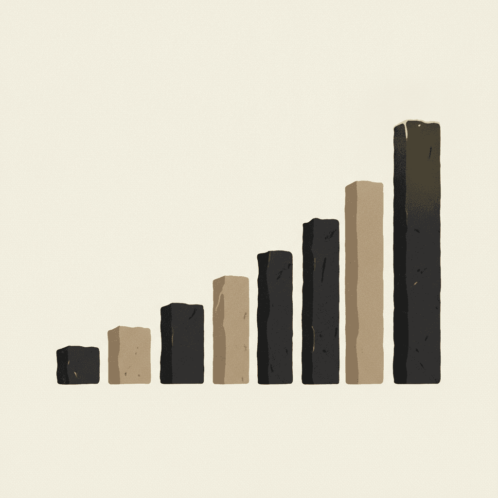 Editorial illustration of Claude Fable 5 benchmark results