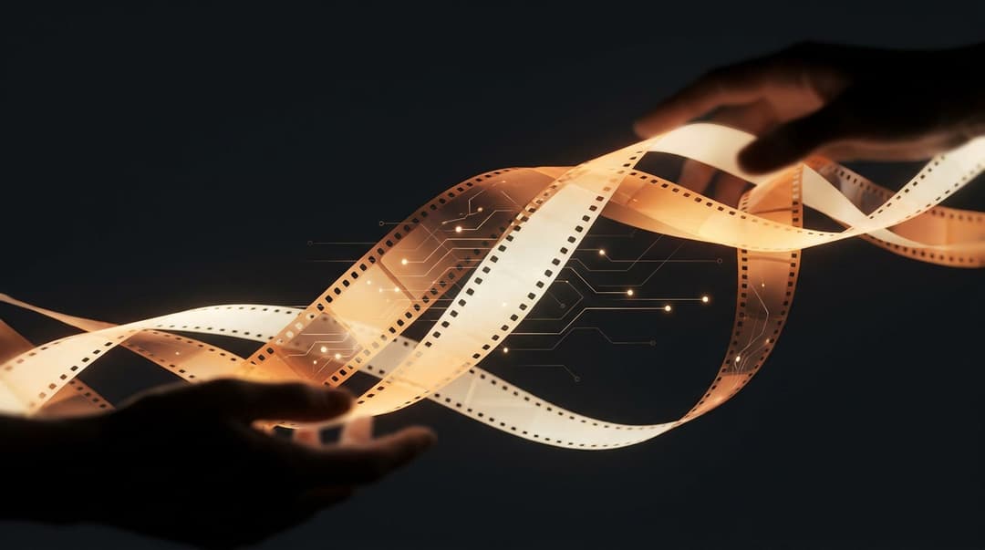 Seedance 2.5 by ByteDance, generative AI video model, one continuous 30-second native clip rendered as a flowing cinematic filmstrip