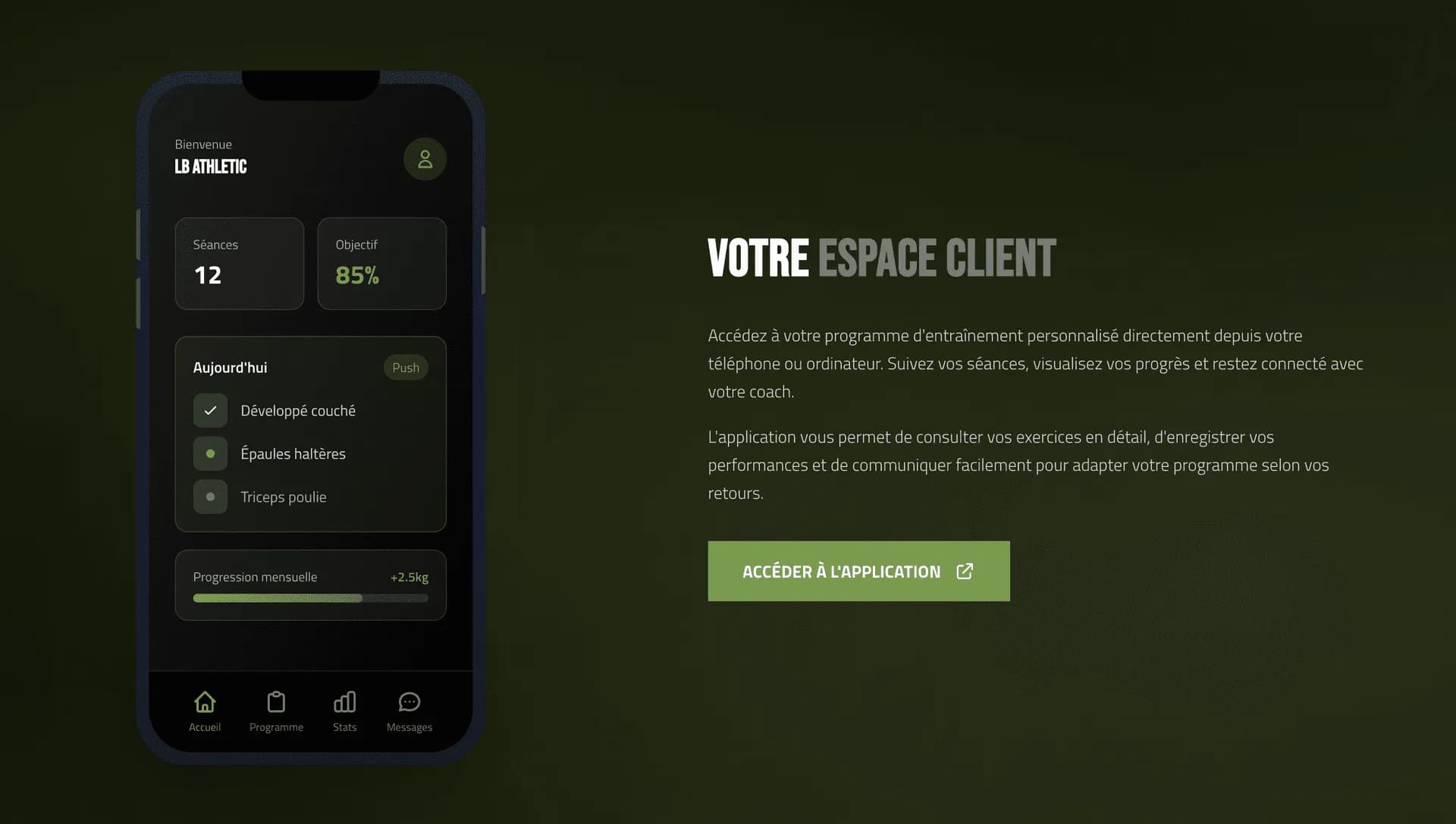 Go To Coach dashboard