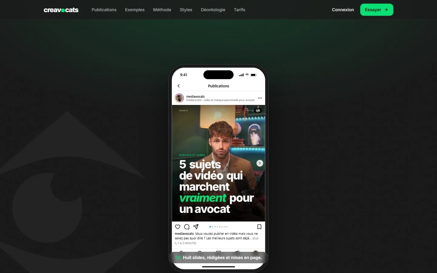 Partir de la question du client.